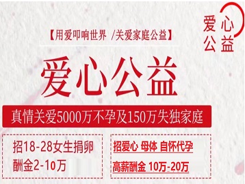 韶关捐卵助孕生子 爱心志愿者招募